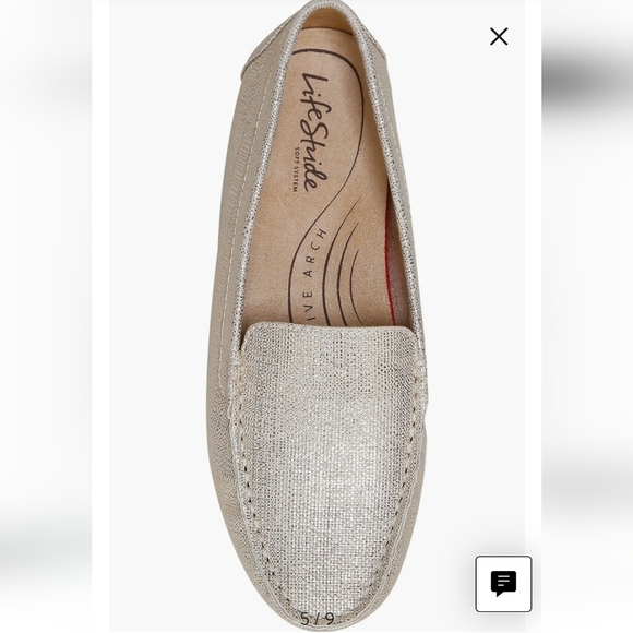 LifeStride Womens Traveler Platino Beige Loafers Size  11 W. New with box. - Picture 5 of 16